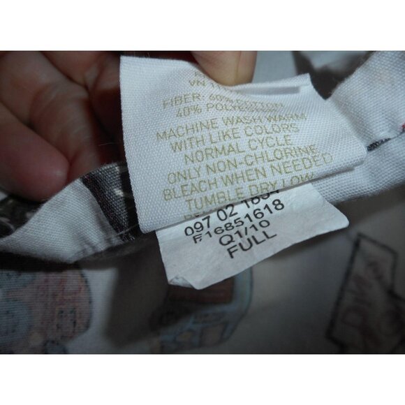 Car Truck Bus theme Full flat Sheet cotton blend - Picture 5 of 5